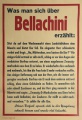 Was man sich über Bellachini erzählt (Plakat)